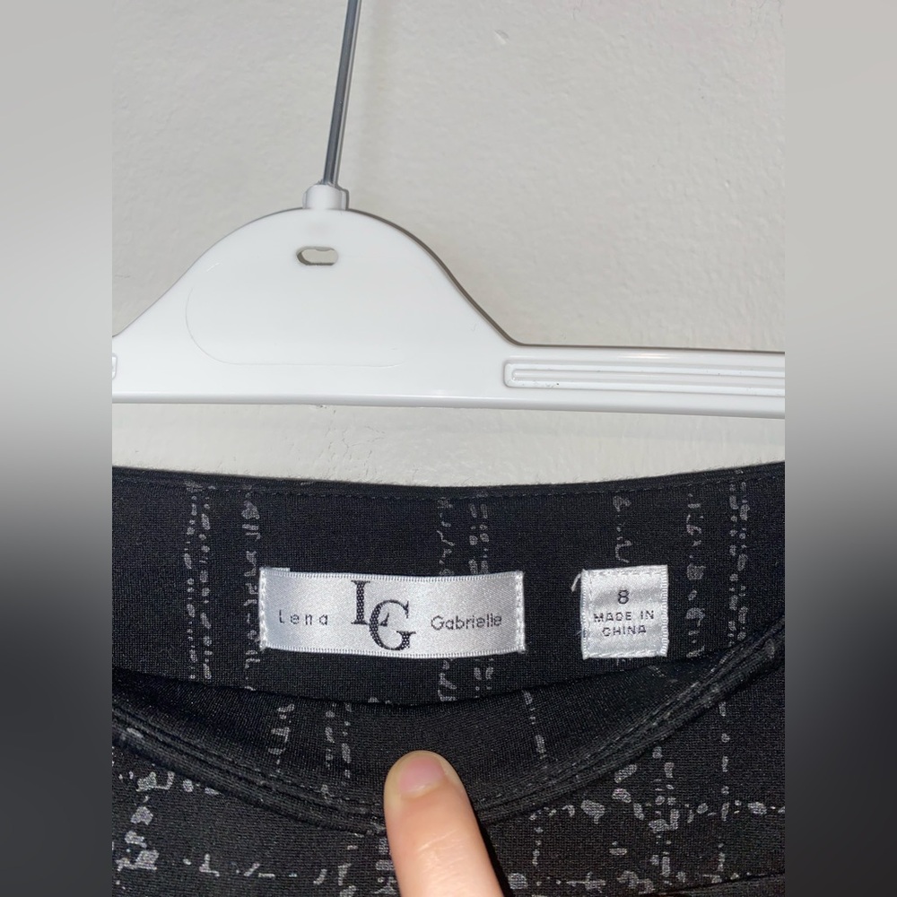Lena Gabrielle black‎ silver dress pants - Picture 3 of 6